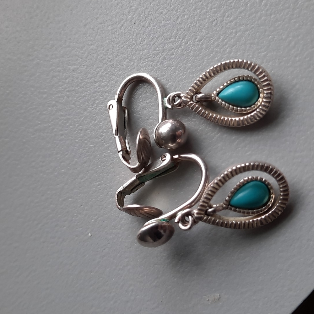 Boho 925 clip on earrings
